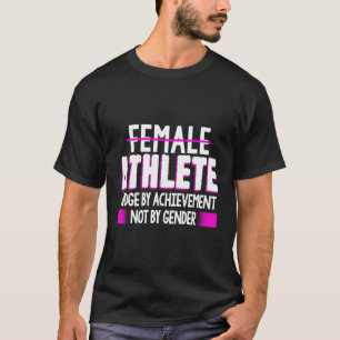 女性アスリート裁判官Not Genderおもしろい Tシャツ