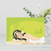 女性アットアザスパ招待状 招待状 (スタンド正面)