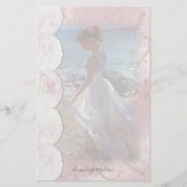 女性アットビーチフェイクレース 便箋 (正面)