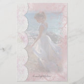 女性アットビーチフェイクレース 便箋 (正面)