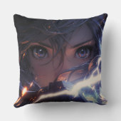 女性アニメ戦士 クッション (裏面)