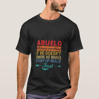 女性アブエロすべてを知っている祖父の父のダ Tシャツ