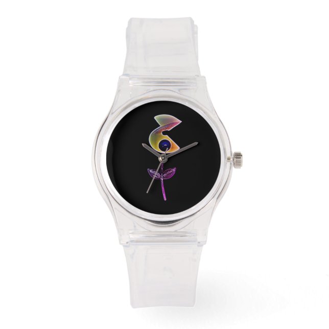 女性アートとデザインを見る 腕時計 (正面)