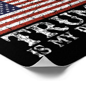 女性イエスは私の救い主であり、トランプは私の大統領である20 ポスター (角)