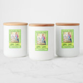 女性インキッチンベーキングヴィンテージカスタム文字食品 フードラベル (ボトル)