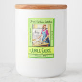 女性インキッチンベーキングヴィンテージカスタム文字食品 フードラベル (正面)