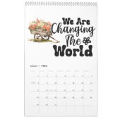 女性インスピレーションカレンダー カレンダー (3月 2026)