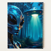 女性エイリアン地球外とUFO プランナー手帳 (裏面)