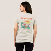 女性エネルギーフローレッスン 学ぶ Tシャツ  (裏面全面)