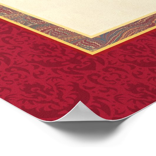 女性エレガントの帽子とボンネットのビクトリアンヴィンテージ ポスター (角)