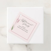 女性エレガントパステルワイルドフラワーリタイアメントパーティー フェイバータグ (インサイチュ)