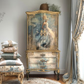 女性エレガントポートレートフローラフィールドイーサリアアート 薄葉紙