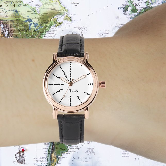 女性エレガントヴィンテージスタイリッシュバラ金ゴールドモノグラム 腕時計 (Womens Elegant Vintage Stylish Rose Gold Monogram Watch)