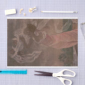 女性エンジェルビクトリアンティッシュペーパーデコパージュ 薄葉紙 (クラフト)