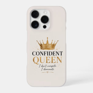 女性エンパワーメント 私は競わず支配する iPhone 16 PROケース