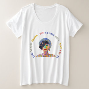 女性エンパワーメントTシャツ プラスサイズTシャツ