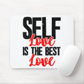 女性エンパワーメントTシャツ – Self Love Is 最高の マウスパッド (マウス)