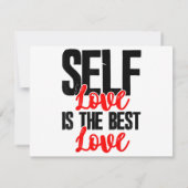 女性エンパワーメントTシャツ – Self Love Is 最高の 招待状 (裏面)