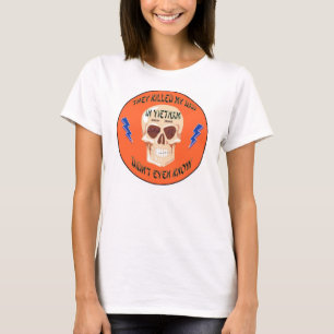 女性エージェント・オレンジのTシャツ Tシャツ