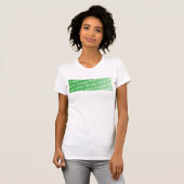 女性オウムの薄い上 Tシャツ (正面フル)