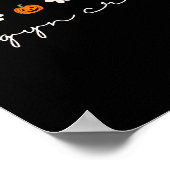 女性オブギンナースカボチャ幽霊ハロウィーンオブギン ポスター (角)