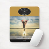 女性オンビーチプロモーションマウスパッド – HAMbyWG マウスパッド (マウス)
