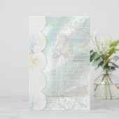 女性オンロックアット海フェイクレース裏地 便箋 (スタンド正面)