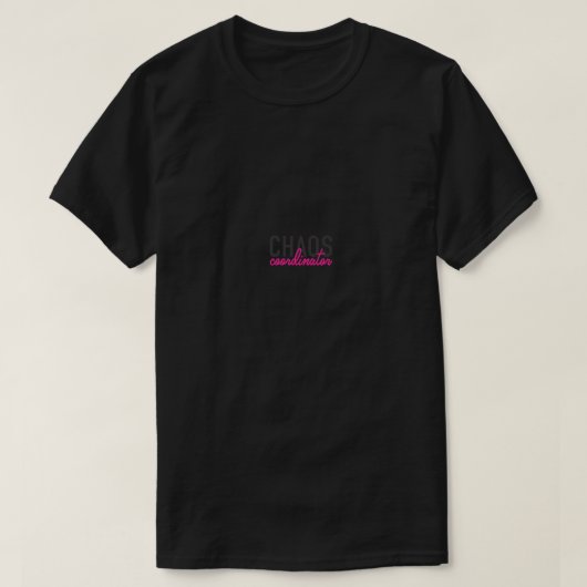 女性カオスコーディネータープレミアム Tシャツ (デザイン正面)