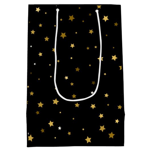 女性カスタム向けフォトハッピーバースデー抱き枕 ミディアムペーパーバッグ (裏面)