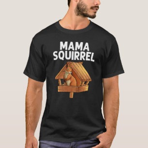 女性カッコいい用リスmom chipmunk Zookeeper Ani Tシャツ