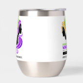 女性カラフルIWDの様式化トリオ2025 (左面)