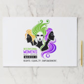 女性カラフルIWDの様式化トリオ2025 ペーパーパッド (インサイチュ)