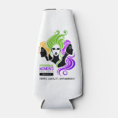 女性カラフルIWDの様式化トリオ2025 ボトルクーラー (正面)