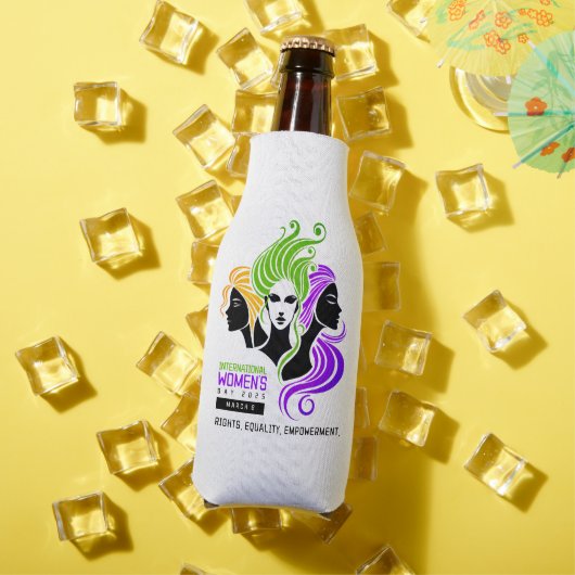 女性カラフルIWDの様式化トリオ2025 ボトルクーラー (インサイチュ 夏)