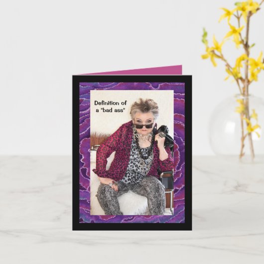 女性カードの定義 カード (黄色い花)