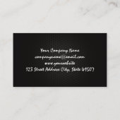 女性カーリング重量 | 炭素金属 名刺 (裏面)