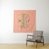 女性ガーデナーへのユーモアのある植物愛好家のギフト タペストリー (インサイチュ(横))