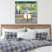 女性ガーデニング2005 キャンバスプリント (インサイチュ (寝室))