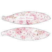 女性ガールズギフトプレゼント赤面ピンクかわいらしフローラ バスケットボール (パネル)