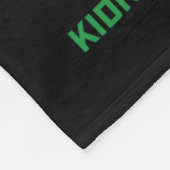 女性キッズグリーンシスター腎臓病認識度G フリースブランケット (角)