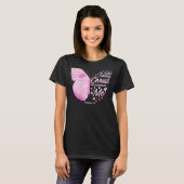 女性キリスト教聖書聖句バタフライ宗教je tシャツ (正面フル)