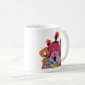 女性キルト作家の芸術を称えて コーヒーマグ コーヒーマグカップ (正面右)