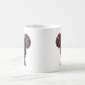 女性キルト作家の芸術を称えるマグカップ コーヒーマグカップ (中央)