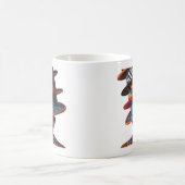 女性キルト作家の芸術を称えるマグカップ コーヒーマグカップ (中央)