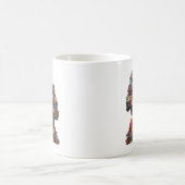 女性キルト作家の芸術を称える コーヒーマグ コーヒーマグカップ (中央)