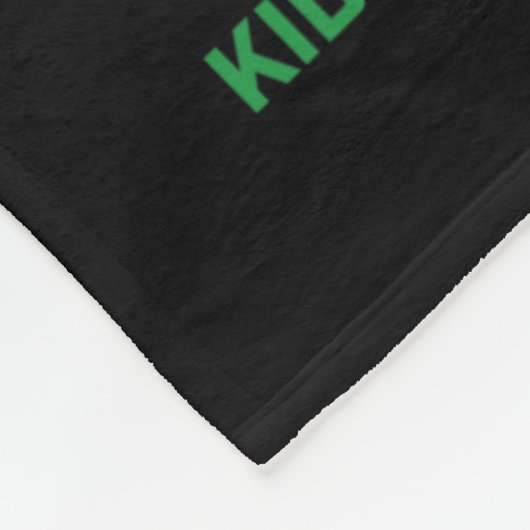 女性ギフト夫の腎臓移植病戦争 フリースブランケット (角)