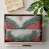 女性クリスマス小妖精や小人ウィンターデコップス紙 薄葉紙 (ギフト)