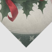 女性クリスマス小妖精や小人ウィンターデコップス紙 薄葉紙 (詳細)