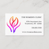 女性クリニック ヘルススパ ヨガ 名刺 (正面)