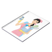 女性クリーニング ノートブック (左側)